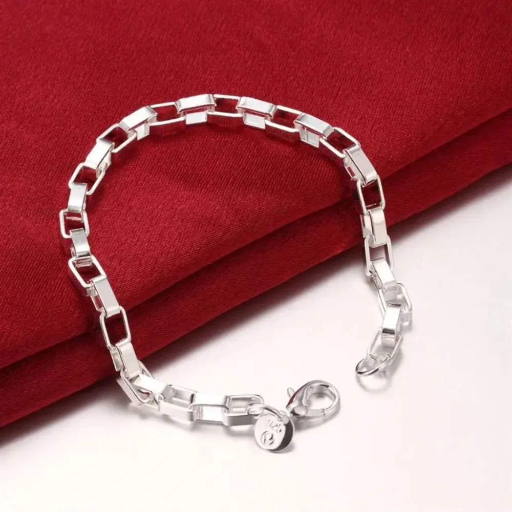 NWT 925 STERLING SILVER BRACELET And NECKLACE SET - Picture 4 of 6